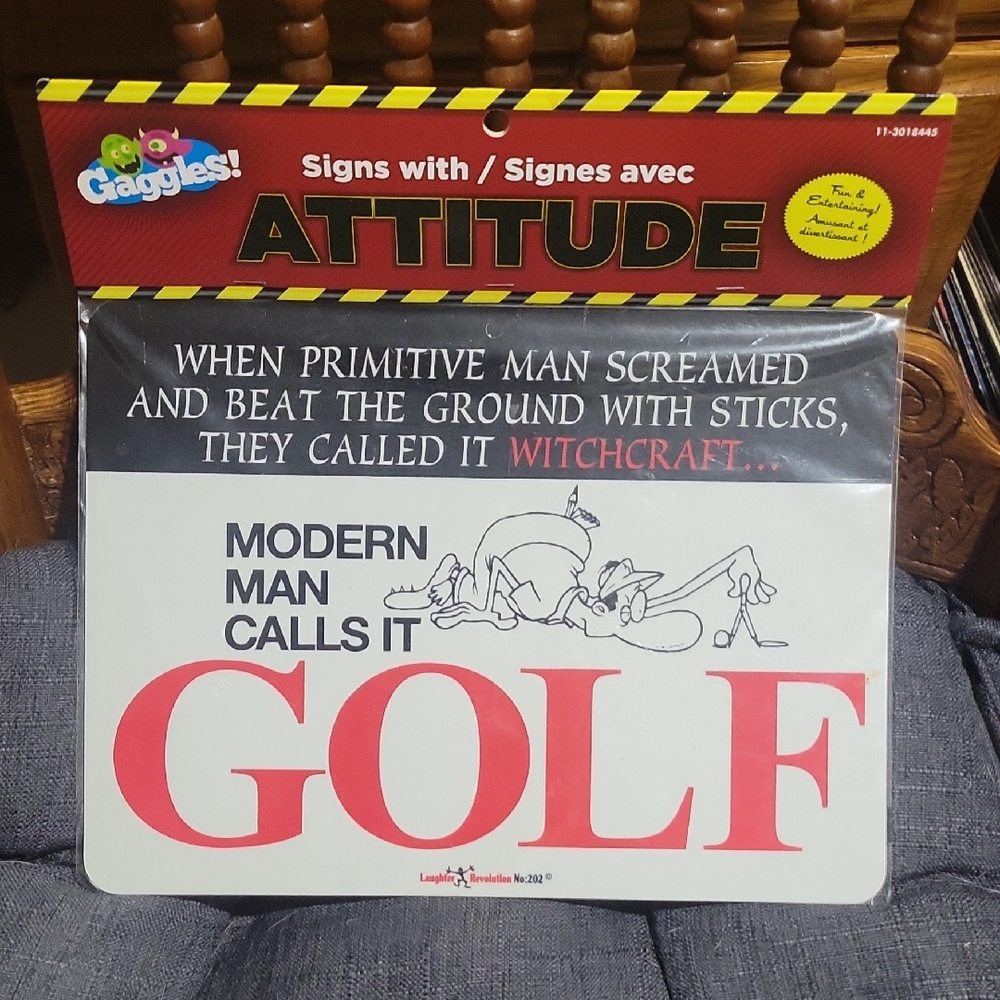 Humorous Golf Sign